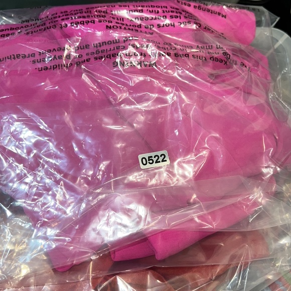 Rebecca Taylor Hot Pink Deep-V Chiffon Dress - Picture 12 of 12